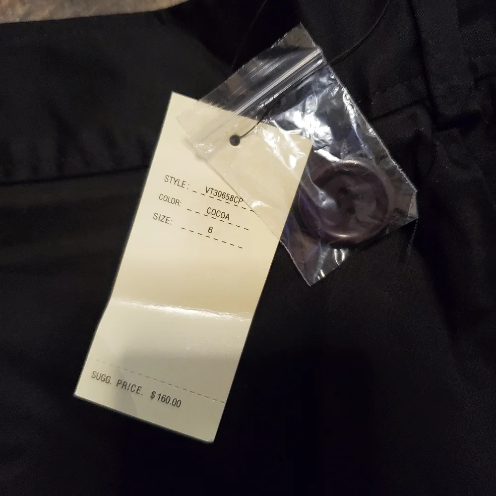 Women's Vertigo Paris Black Dress Pants - Picture 5 of 9